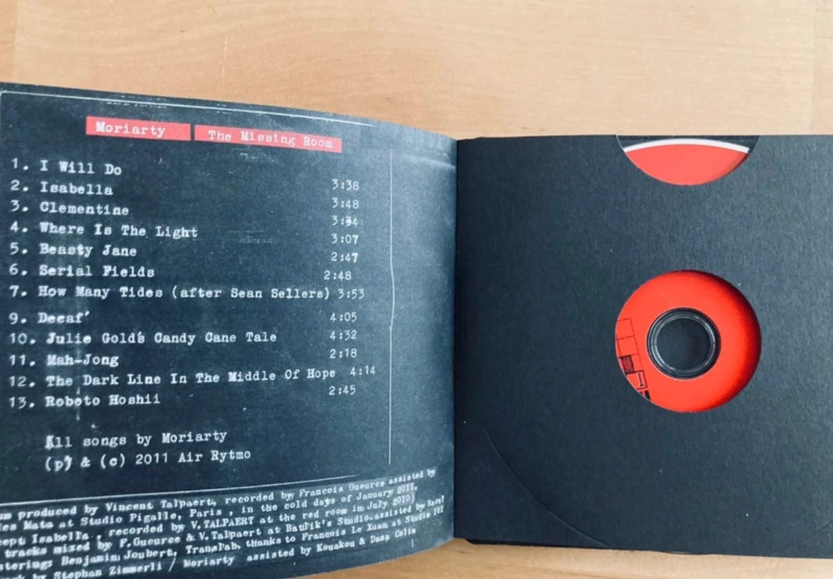 CD digibook Moriarty The Missing Room edição colecionador. – photo 5